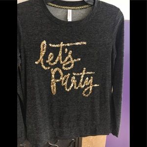 🎉 Let’s Party Lightweight Sequined Sweater Top